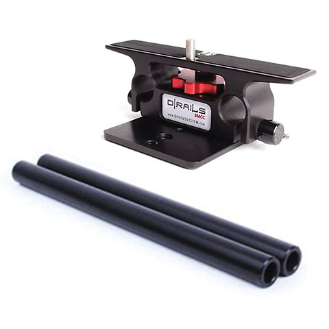 D Focus Starter Bundle for Blackmagic Camera w/D-Rails Baseplate & D-Follow Focus - Pre-Owned Image 1