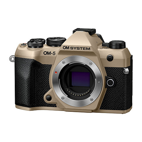 OM-5 Mark II Mirrorless Micro Four Thirds Digital Camera Body (Sand Beige) Image 2