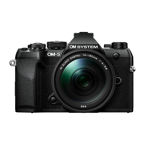 OM-5 Mark II Mirrorless Micro Four Thirds Digital Camera with 14-150mm f/4-5.6 II Lens (Black) Image 0