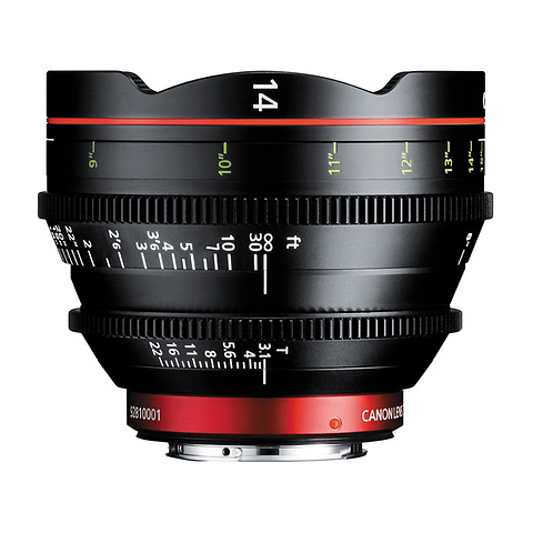 CN-E 14mm T3.1 L F Cinema Prime Lens (EF Mount) - Pre-Owned Image 0