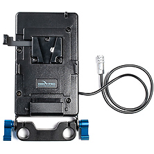 V-Mount Battery Plate with 15mm Rod Mount for BMPCC 4K/6K (16 in.) Image 0