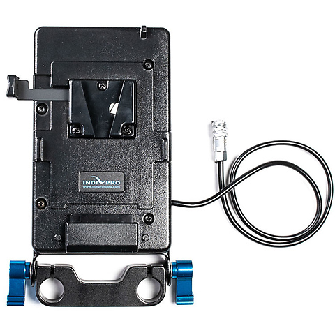 V-Mount Battery Plate with 15mm Rod Mount for BMPCC 4K/6K (16 in.) Image 0