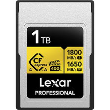 1TB Professional GOLD CFexpress 4.0 Type A Memory Card Image 0
