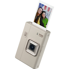 INSTAX Mini LiPlay+ Hybrid Instant Camera (Sand Beige) Image 0