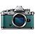 Z f Mirrorless Digital Camera Body (Silver & Teal Blue)