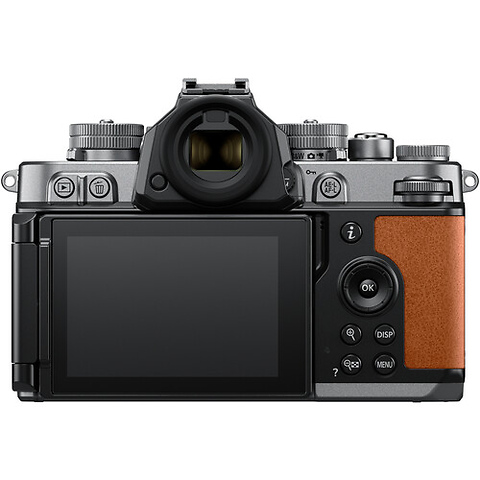 Z f Mirrorless Digital Camera Body (Silver & Cognac Brown) Image 4