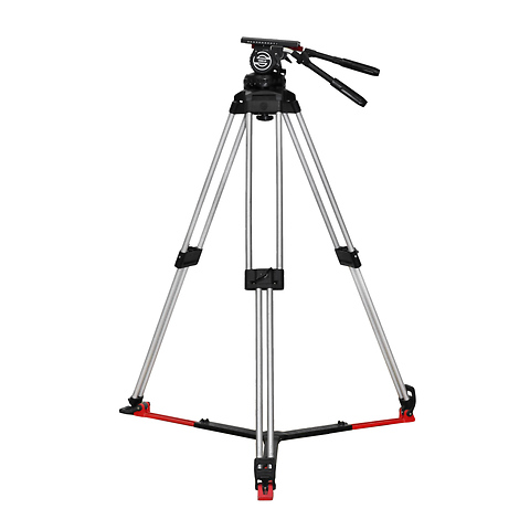 Video 25 Fluid head with 150 Aluminum Tripod Kit - Pre-Owned Image 2