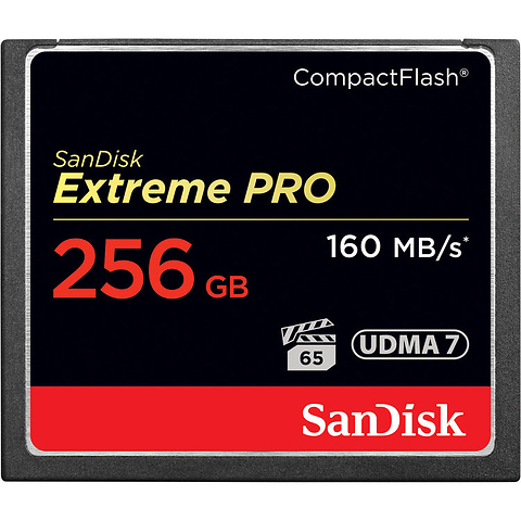 256GB Extreme Pro CompactFlash Memory Card (160MB/s) Image 0