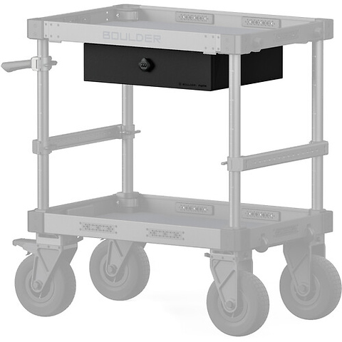 Top Drawer with Lock for Boulder Camera Cart (Black) Image 1