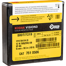 VISION3 500T Color Negative Film #7219 (16mm, 100 ft. Roll, Single Perf) Image 0