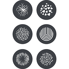 GP-GS2 Gobo Set for MG1200Bi Spotlight Mount (6-Pack) Image 0