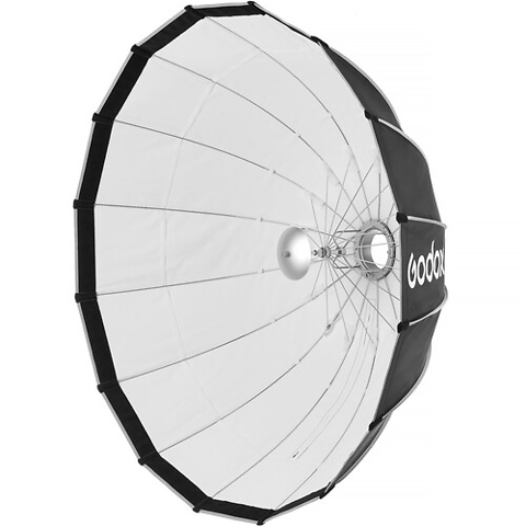 Bowens Mount Umbrella-Style Easy Lock Softbox (Black/White, 47.2 in.) Image 2