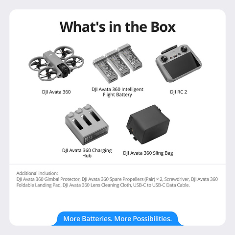 Avata 360 Fly More Combo with RC 2 Image 8