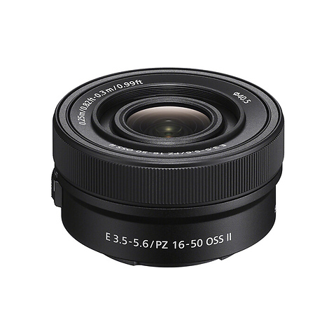 E PZ 16-50mm f/3.5-5.6 OSS II Lens (Sony E, Black) - Pre-Owned Image 0