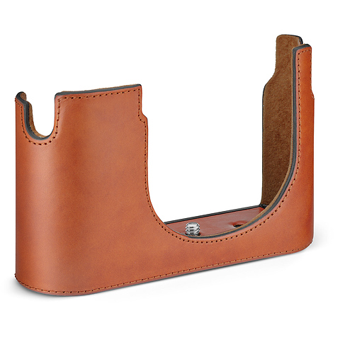 Half Case Q3 (Leather, Cognac) Image 0