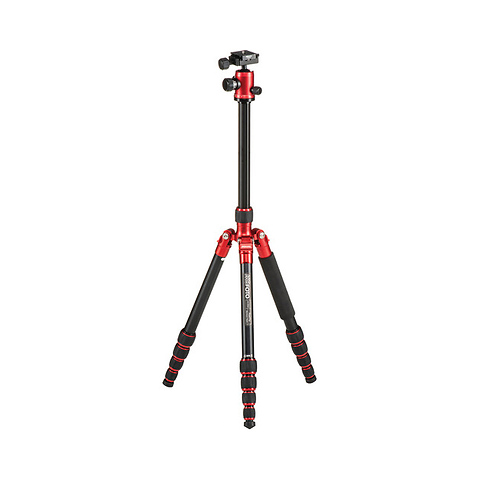 RoadTrip Aluminum Travel Tripod w/ Q1 Ball Head Kit (Red) - Pre-Owned Image 2