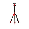 RoadTrip Aluminum Travel Tripod w/ Q1 Ball Head Kit (Red) - Pre-Owned Thumbnail 2