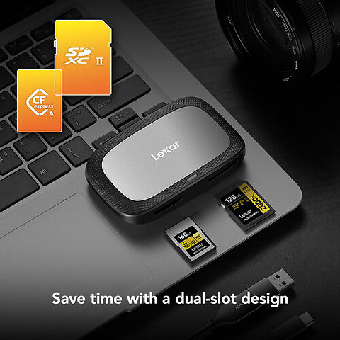 CFexpress Type A / SD USB 3.2 Gen 2 Reader Image 1