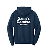 Port & Co. Core Fleece Pullover Hooded Sweatshirt (Navy Blue, Large) Thumbnail 2