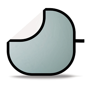 30in Silver / White Reflector