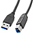 Super Speed USB-A 3.0 Male to USB-B Male 6' Cable