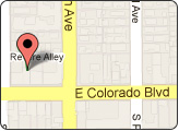 Pasadena Store & Rentals Map