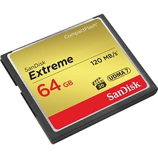 64GB Extreme Pro CF 120mb/s Card Image 0
