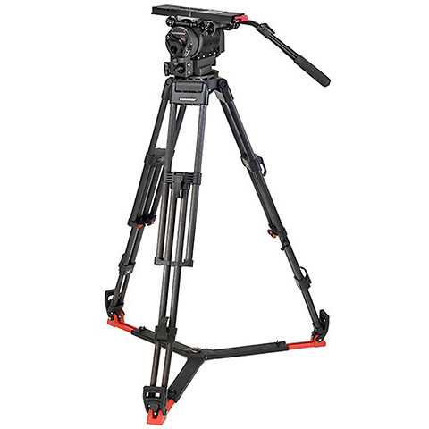 Ultimate 2560 Fluid Head & 60L Mitchell Top Plate Tripod with Floor Spreader Image 0