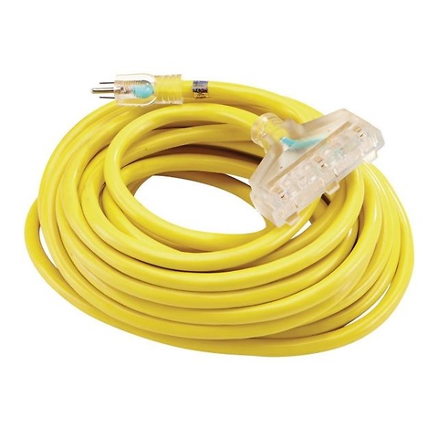 50' Triple-tap AC Cord Image 0