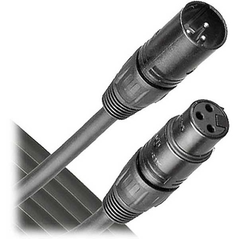 3-pin XLR Male to 3-pin XLR Female Balanced Cable 6 ft Image 0
