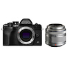 OM-D E-M10 Mark IV Mirrorless Micro Four Thirds Digital Camera Body (Black) with M. Zuiko Digital ED 14-42mm f/3.5-5.6 II Micro 4/3 Lens (Silver) Thumbnail 0