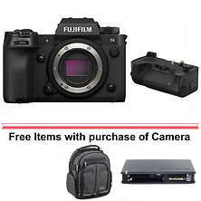X-H2S Mirrorless Digital Camera Body with FT-XH File Transmitter Grip Image 0