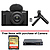 ZV-1F Vlogging Camera (Black) with Sony Vlogger's Accessory KIT (ACC-VC1)