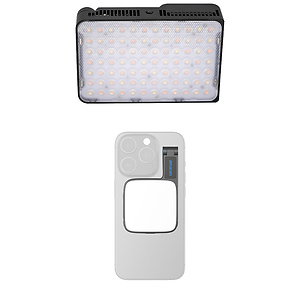 Ace 25x Bi-Color LED Light Panel (Charcoal) with Go Mini MagSafe LED Light (Charcoal)