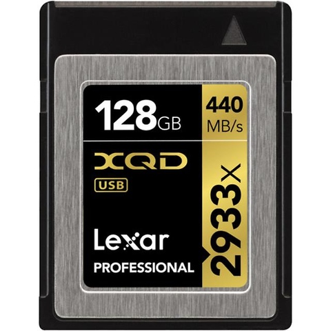 128GB XQD 440mb/s Card Image 0