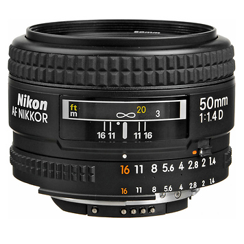 AF Nikkor 50mm f/1.4D Autofocus Lens