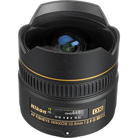 10.5mm f/2.8G ED DX Fisheye Nikkor Lens Image 0