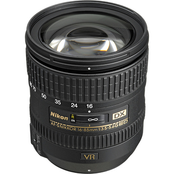 AF-S 16-85mm f/3.5-5.6G DX VR ED Lens