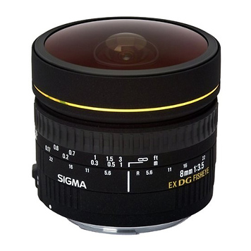 8mm f/3.5 EX DG Circular Fisheye Lens (Nikon F Mount)