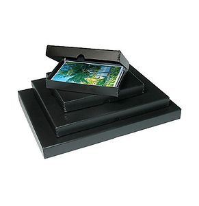 16x20 Clamshell Metal Edge Box - Black