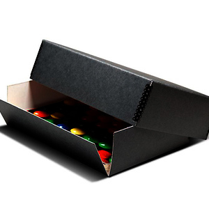 14x18, 3in. Deep, Drop-Front Box - Black