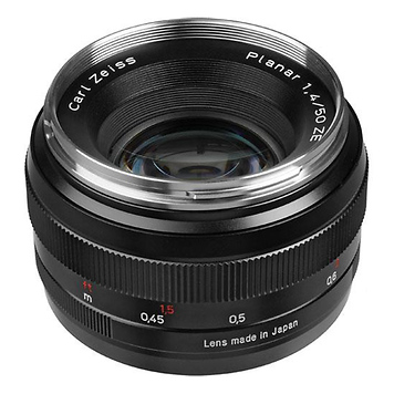 Ikon 50mm f/1.4 Planar T* ZE Series Lens (Canon EOS-Mount)