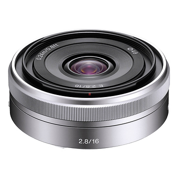 E-Mount SEL16F28 16mm f/2.8 Wide-Angle Alpha E-Mount Lens (Silver)