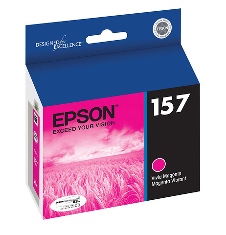 157 Vivid Magenta UltraChrome K3 Ink Cartridge Image 0