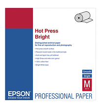 Hot Press Bright Archival Inkjet Paper (17in. x 50' Roll) Image 0