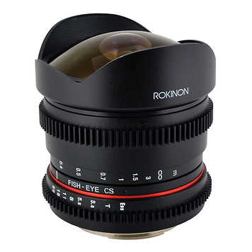 8mm T/3.8 Fisheye Cine Lens for Canon