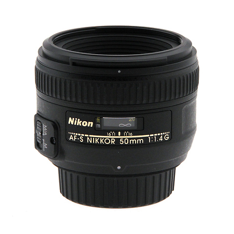 AF-S Nikkor 50mm f/1.4G Autofocus Lens - Open Box Image 0