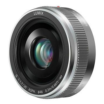 LUMIX G 20mm f/1.7 II Lens (Silver)
