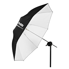 Shallow White Umbrella (Medium, 41 In.) Image 0