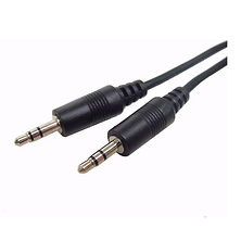 Stereo Mini Cable with 3.5mm Plugs Each End 6 ft. Long Image 0